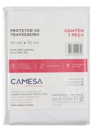 PROTETOR DE TRAVESSEIRO IMPERMEÁVEL 50x70