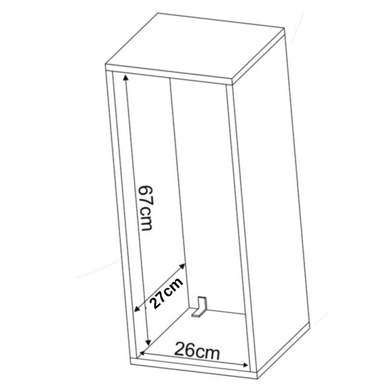 AÉREO 1P 70cm PARA LAVANDERIA