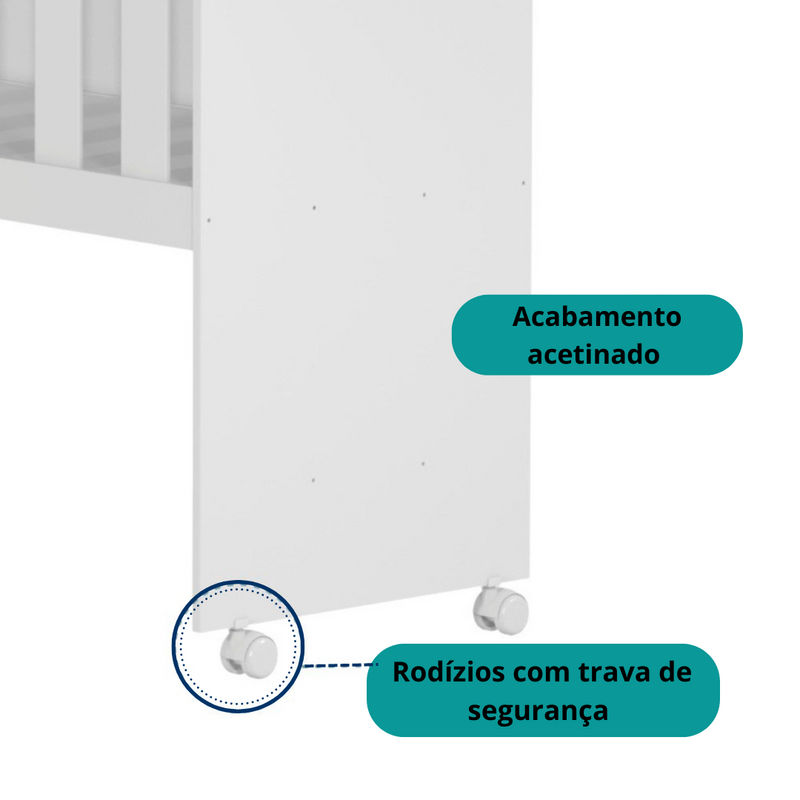 MINIBERÇO MULTIFUNCIONAL COM COLCHÃO