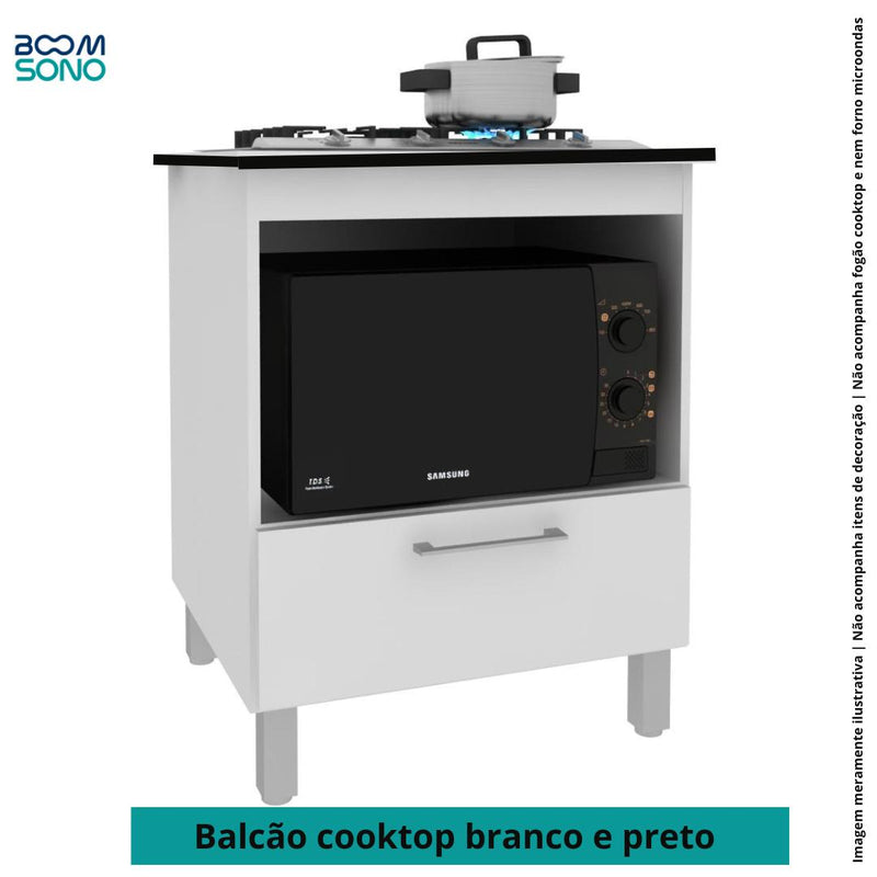 BALCÃO PARA COOKTOP - 4 bocas